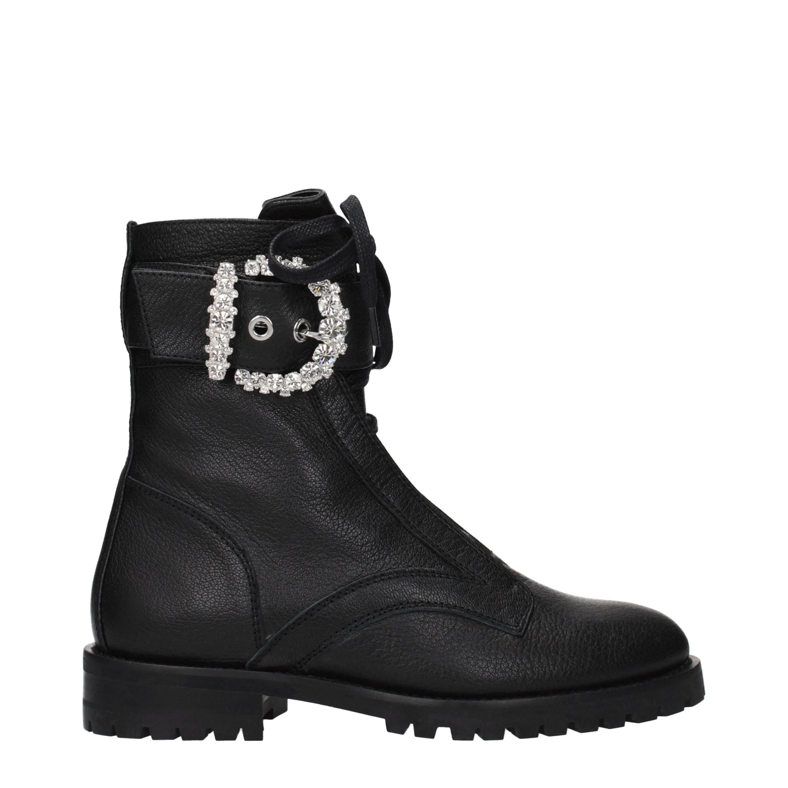 Jimmy Choo Botas de cuero negro