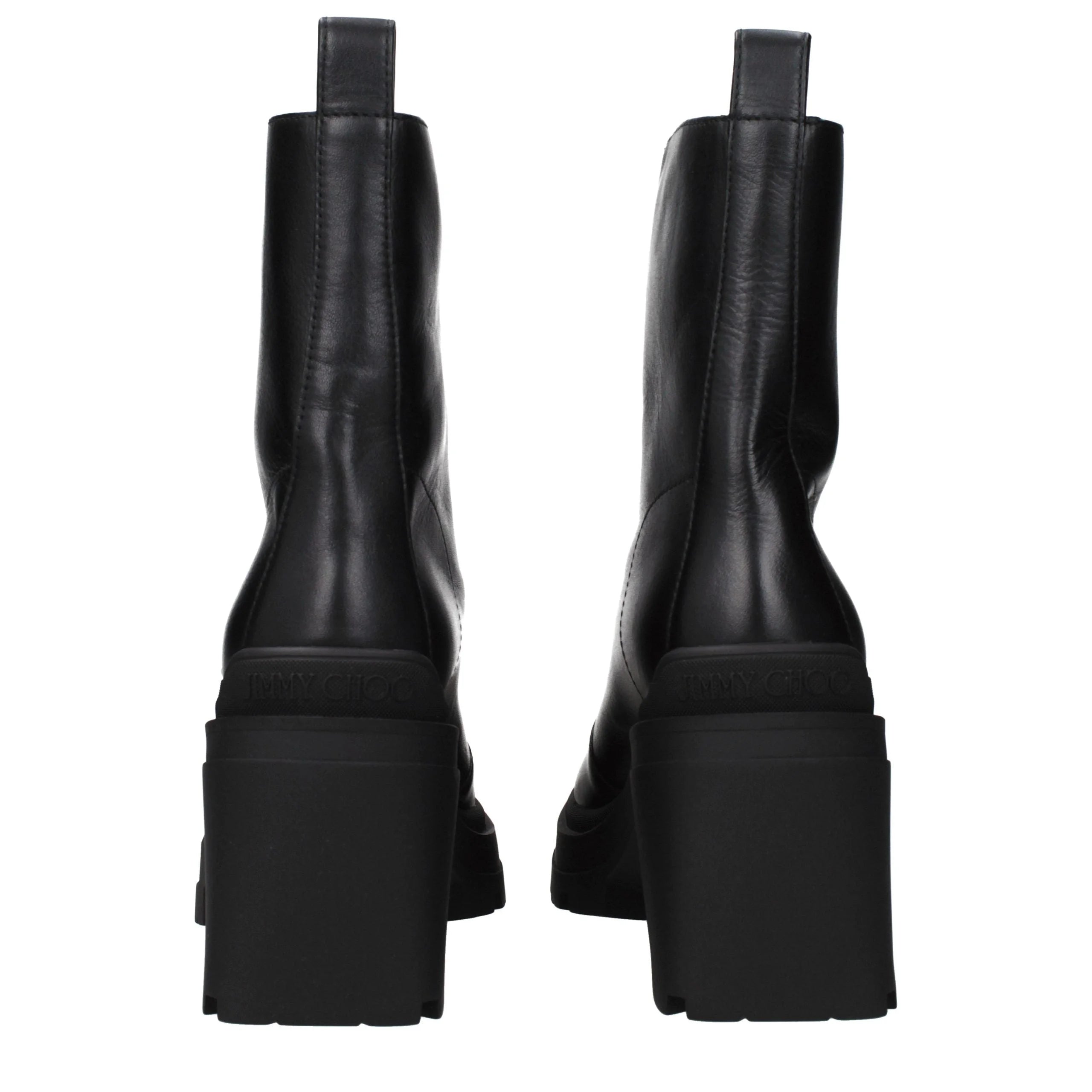 Jimmy Choo Botas de cuero negro