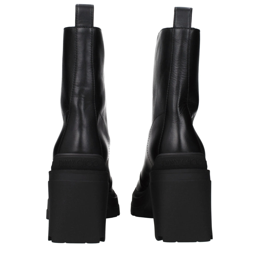 Jimmy Choo Botas de cuero negro