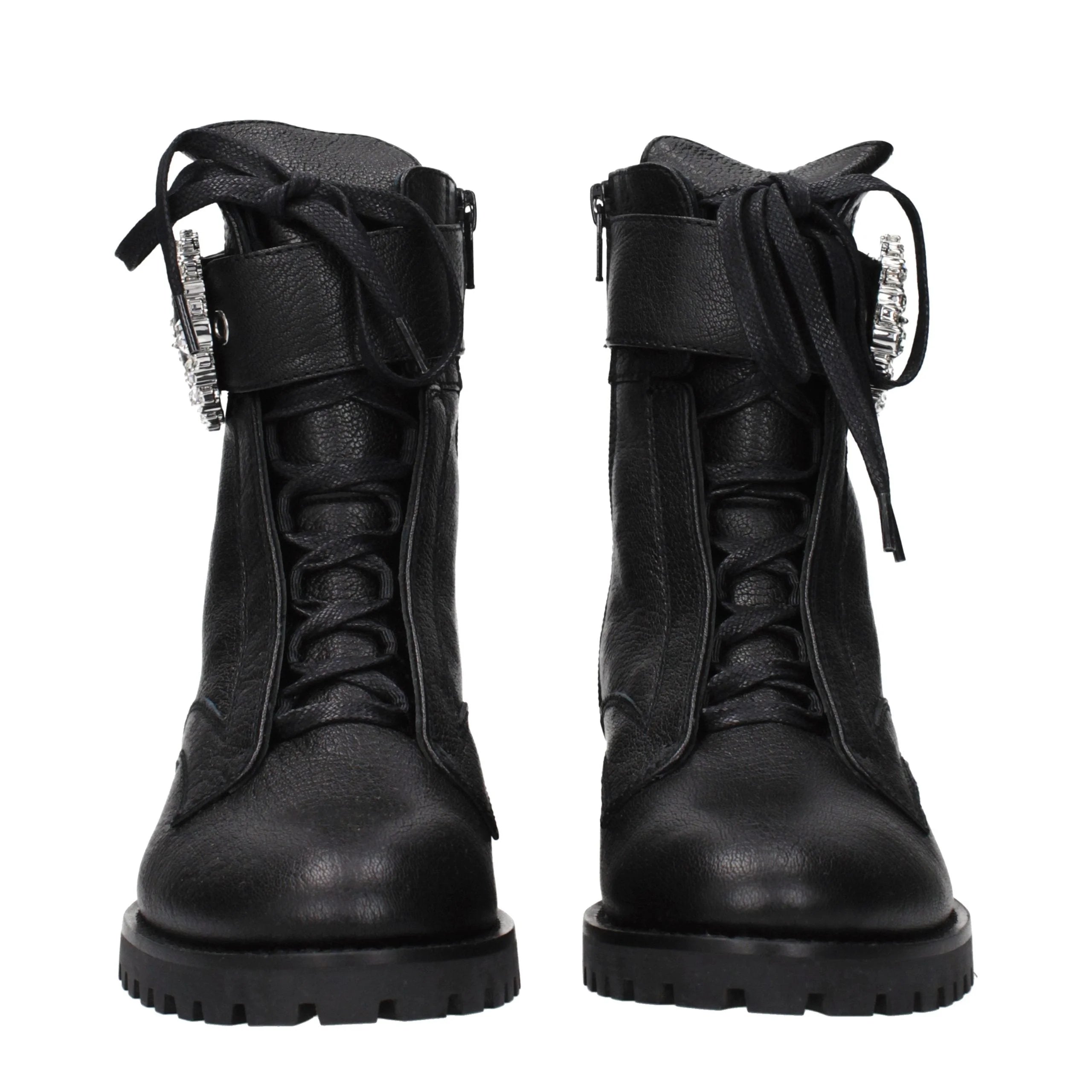 Jimmy Choo Black Leather Ankle Boots