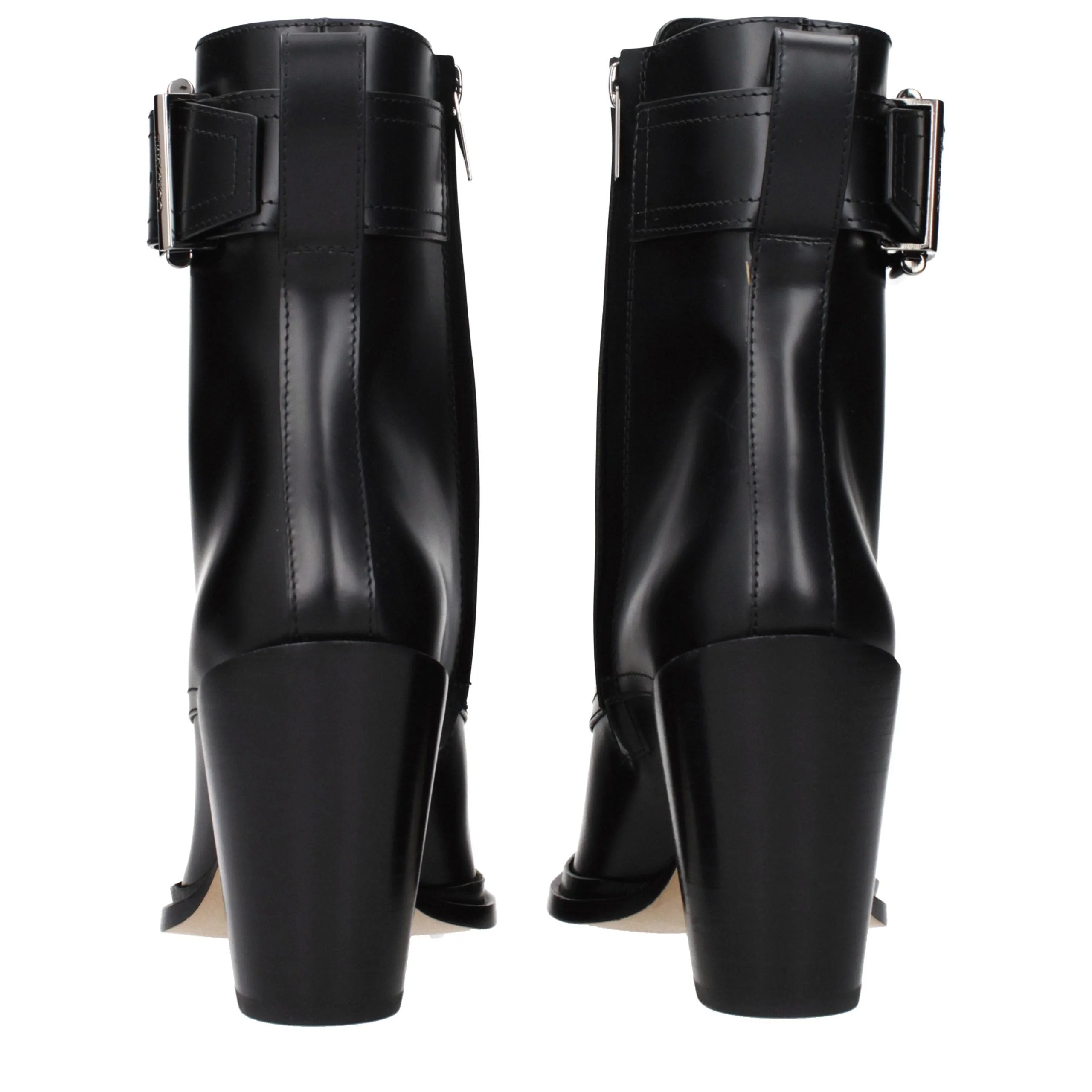 Jimmy Choo Cerné kožené boty do kotníku - EU36/US6