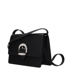 Jimmy Choo Musta Nahkalaukku Olalle