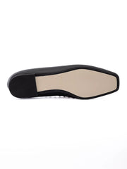 Jimmy Choo Bailarinas Mirele de cuero negro con tachuelas abovedadas