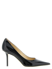 Jimmy Choo Black Leather High Heel Pumps - EU40/US10