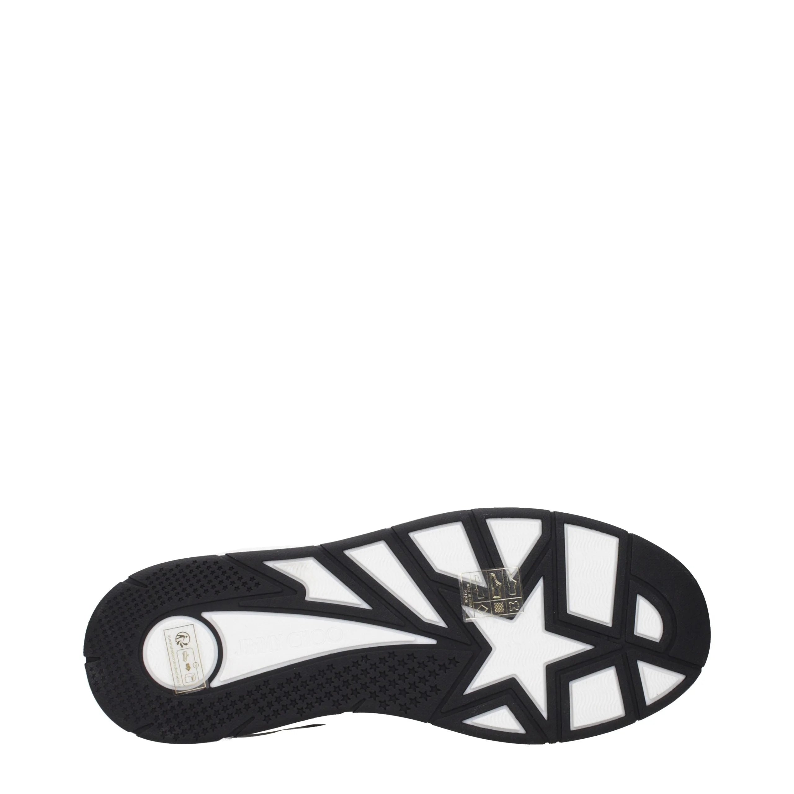 Jimmy Choo Black Leather Low Top Sneakers