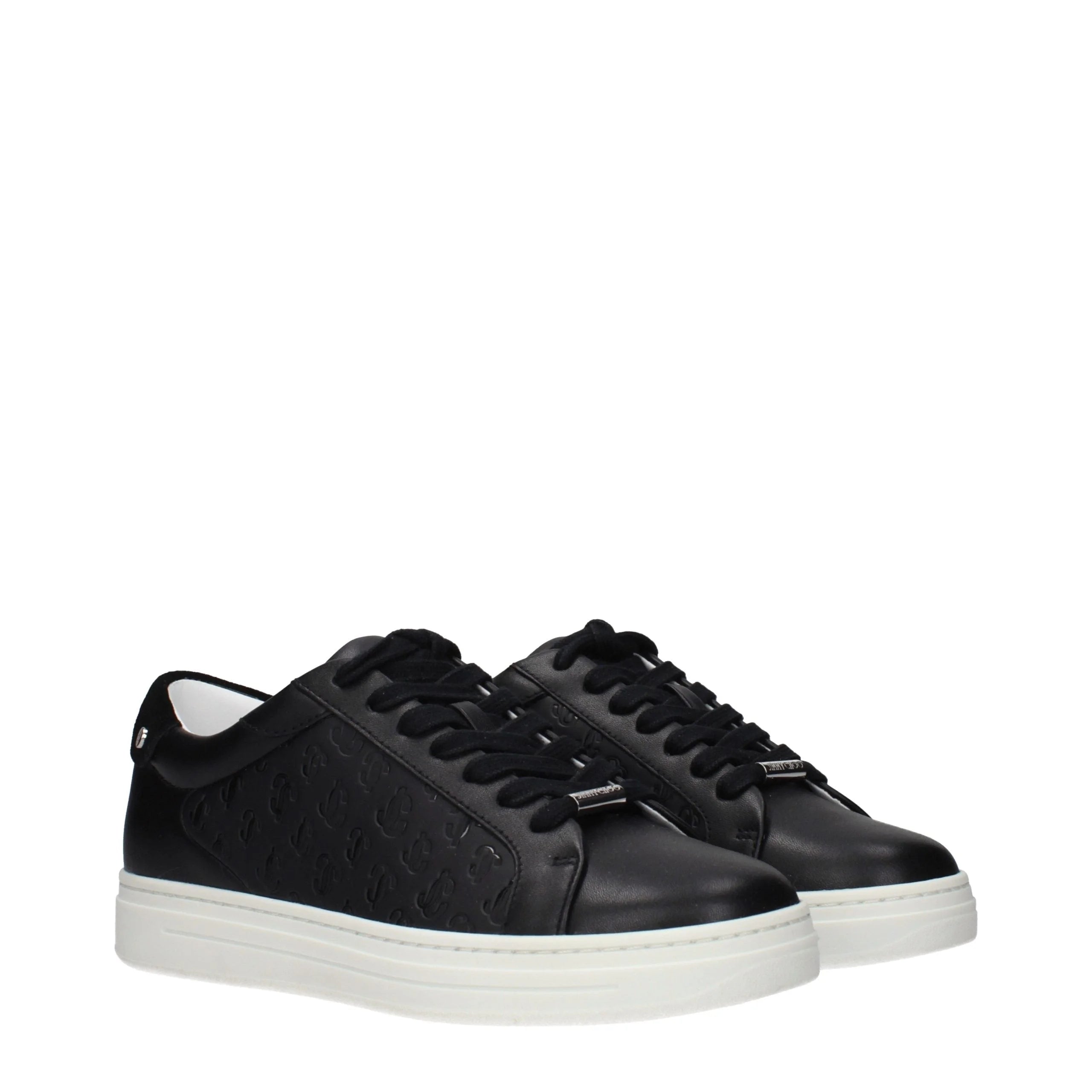 Sneakers basses en cuir noir Jimmy Choo - EU36.5/US6.5