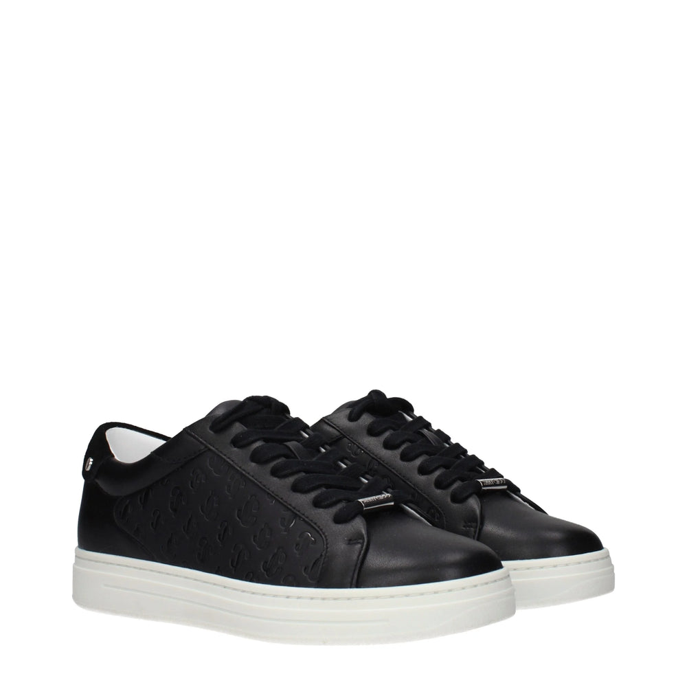 Sneakers basses en cuir noir Jimmy Choo - EU36.5/US6.5