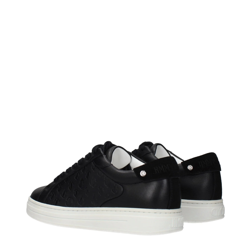 Sneakers basses en cuir noir Jimmy Choo - EU36.5/US6.5