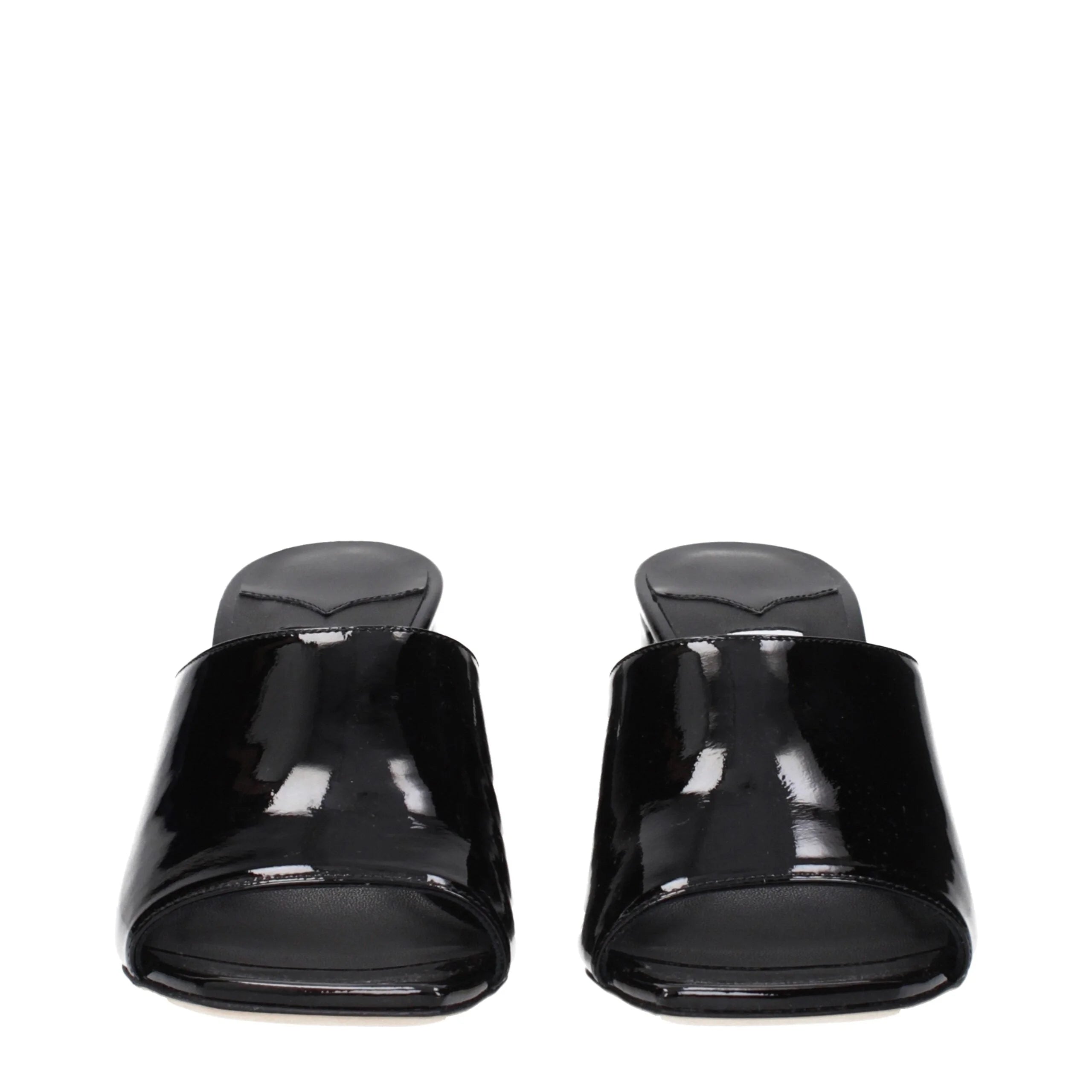 Jimmy Choo Černé kožené platformy - EU35/US5