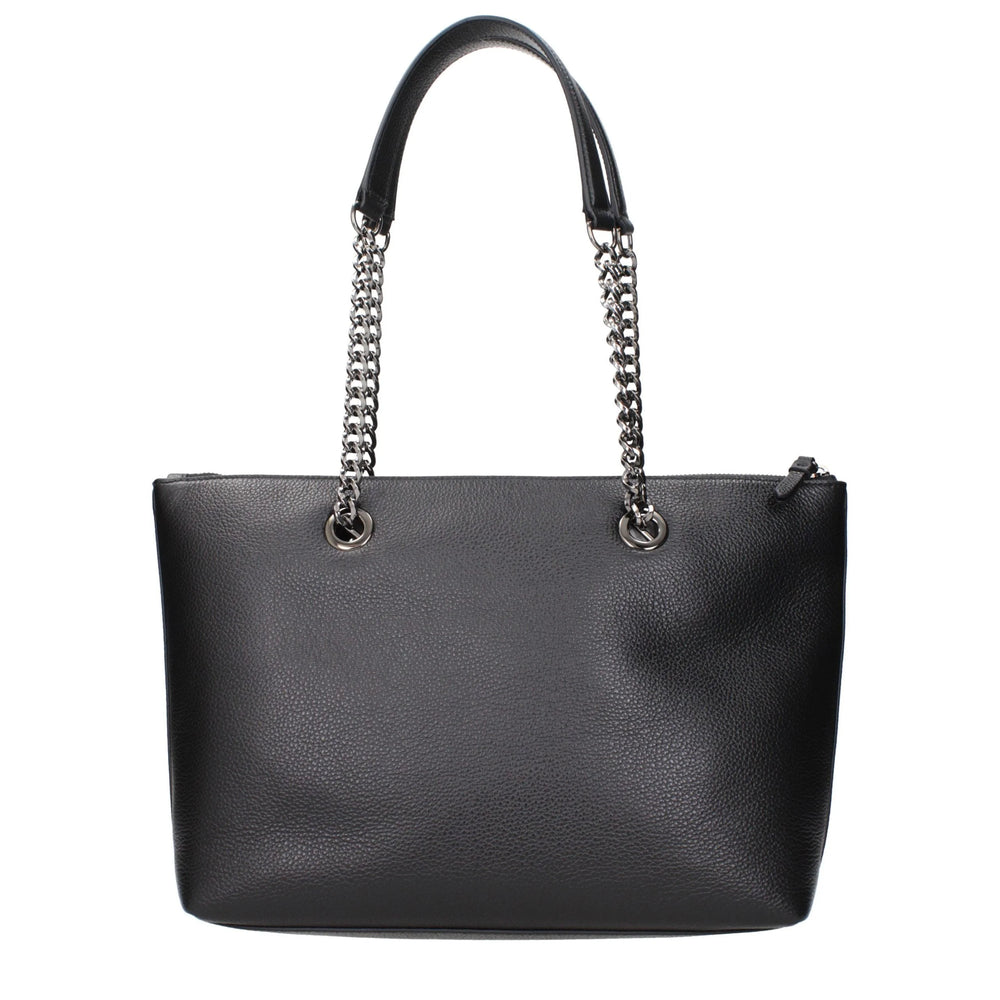 Jimmy Choo Black Leather Shoulder Bag