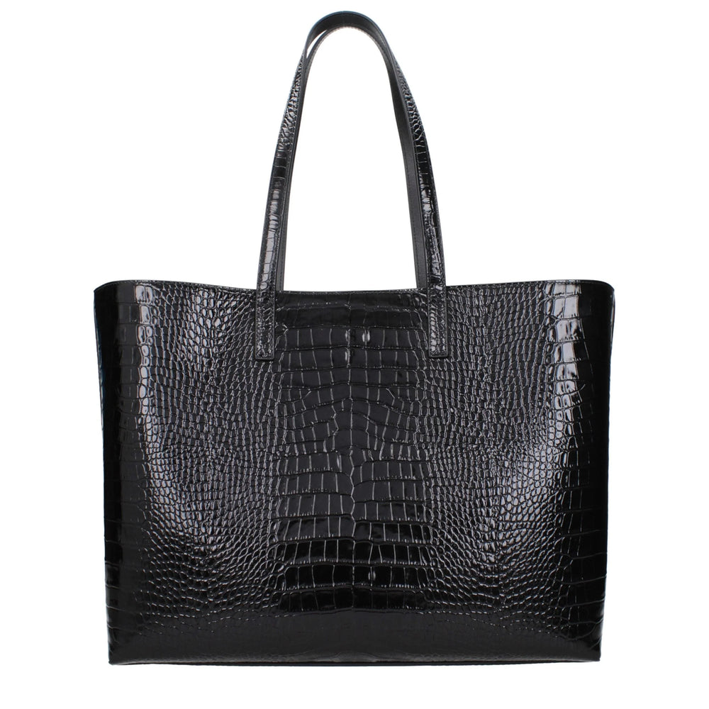 Jimmy Choo Black Leather Shoulder Bag
