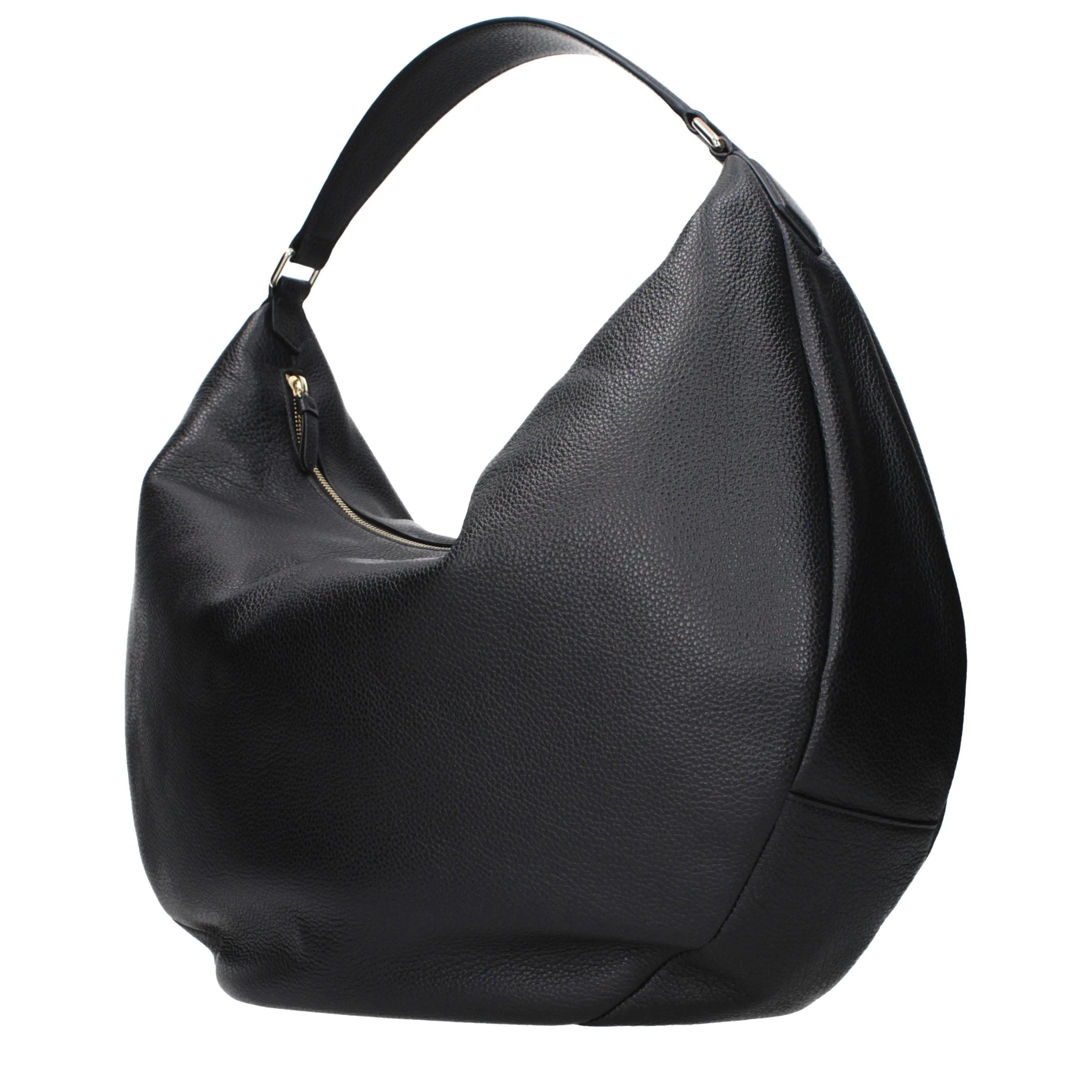 Jimmy Choo Black Leather Shoulder Bag
