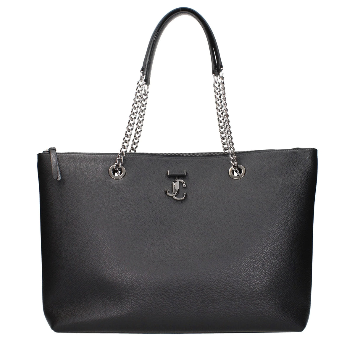 Jimmy Choo Black Leather Shoulder Bag