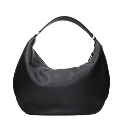 Jimmy Choo Black Leather Shoulder Bag