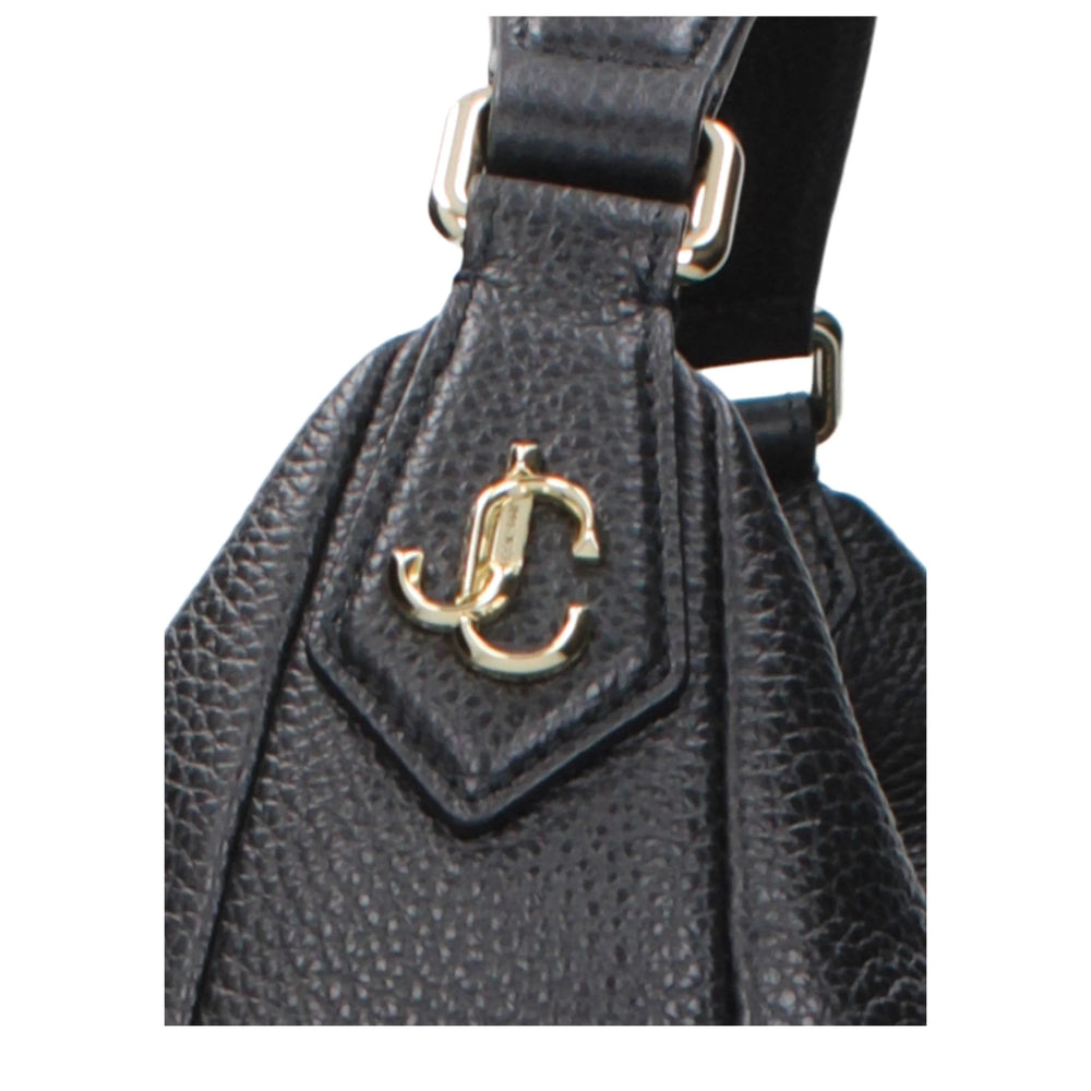 Geantă de umăr din piele neagră Jimmy Choo