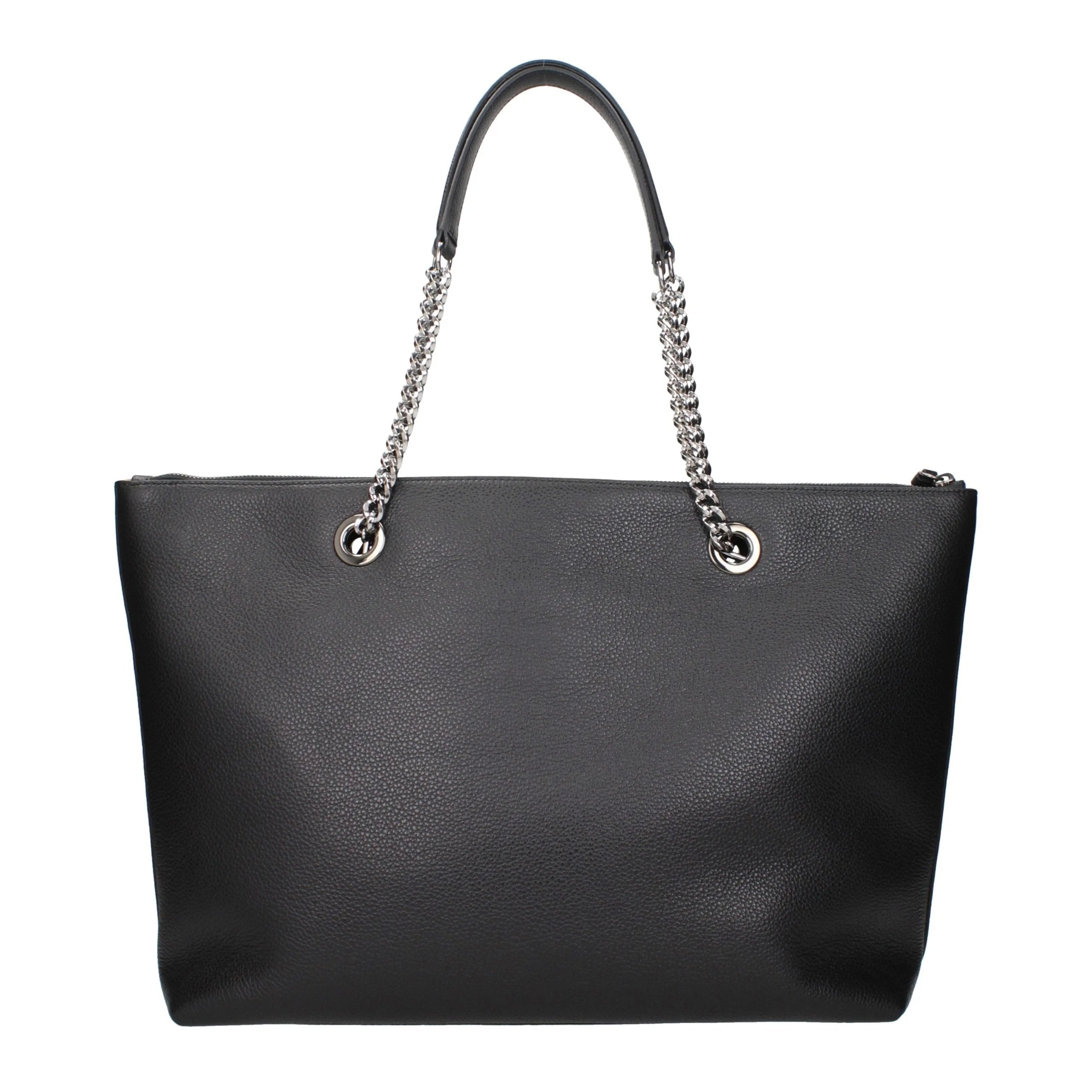 Jimmy Choo Black Leather Shoulder Bag