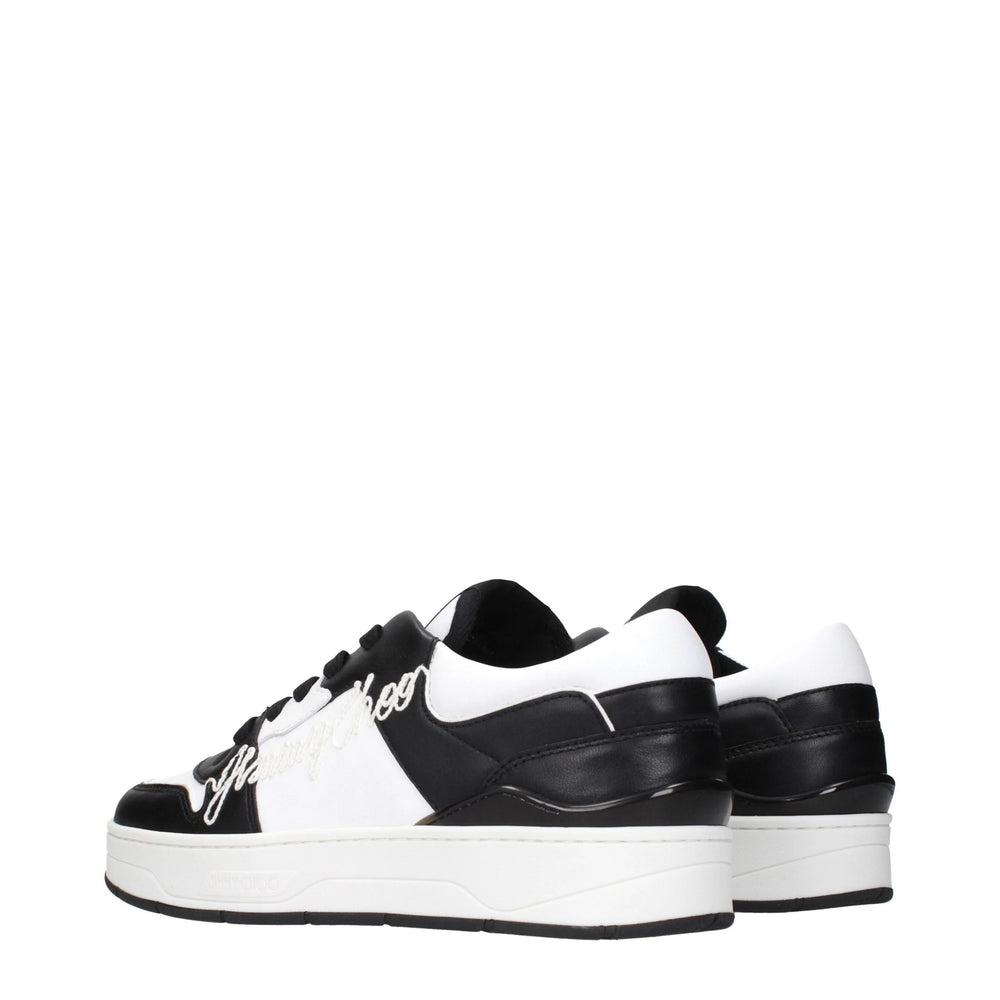 Zapatillas de cuero negro Jimmy Choo