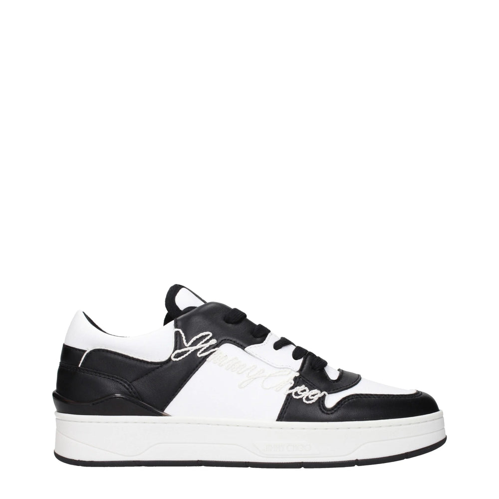 Zapatillas de cuero negro Jimmy Choo