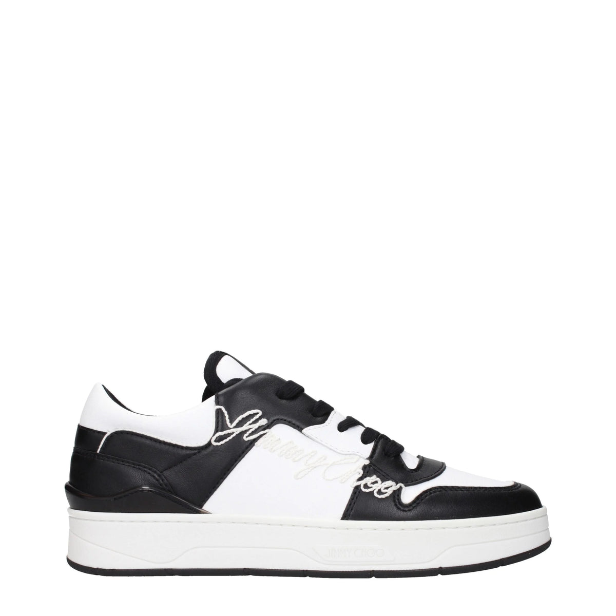 Zapatillas de cuero negro Jimmy Choo