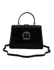 Jimmy Choo Black Leather Top Handle Shoulder Bag - Shoulder Bags