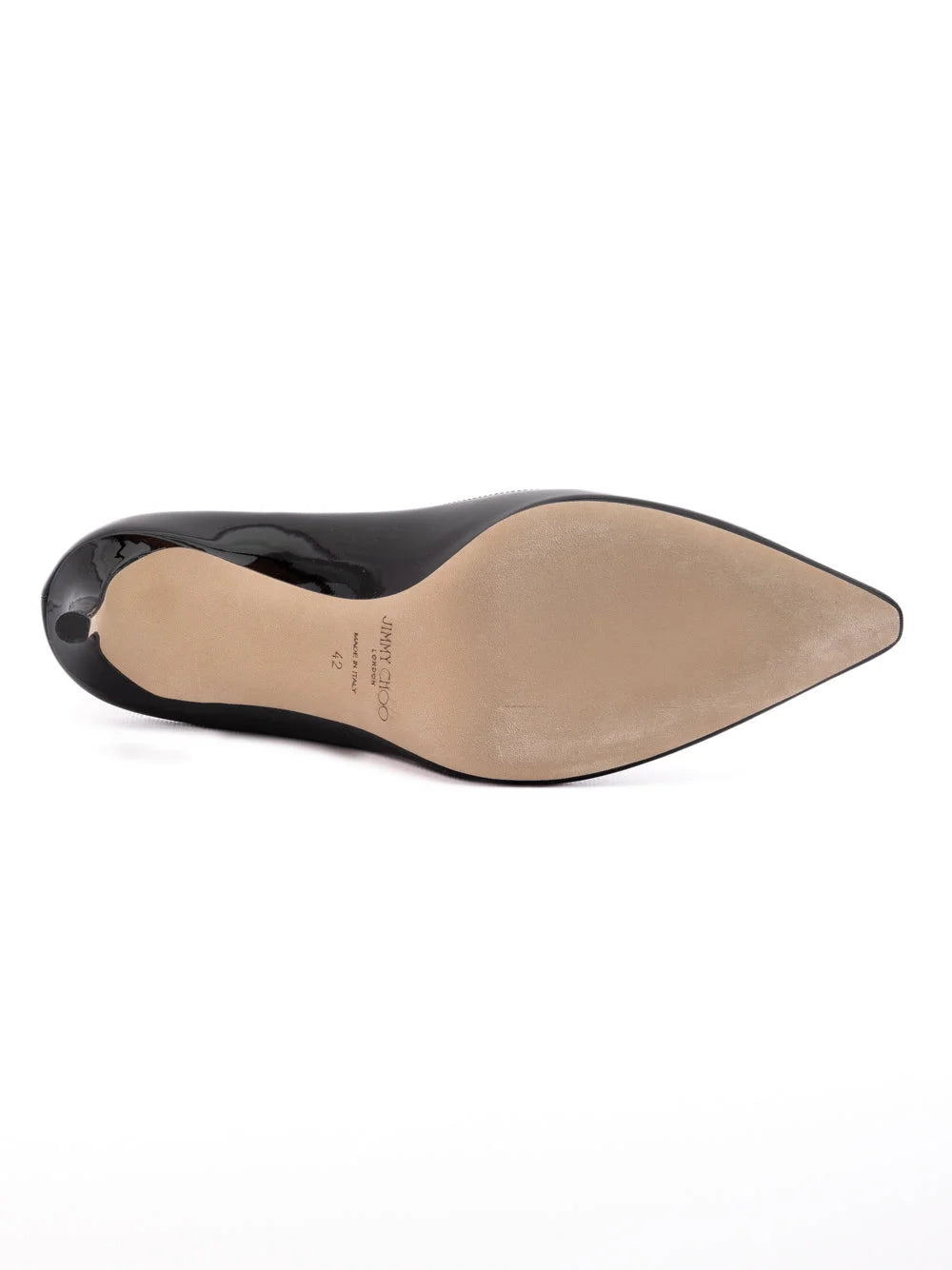 Jimmy Choo Černé pumpse Romy 85 z patentované kůže