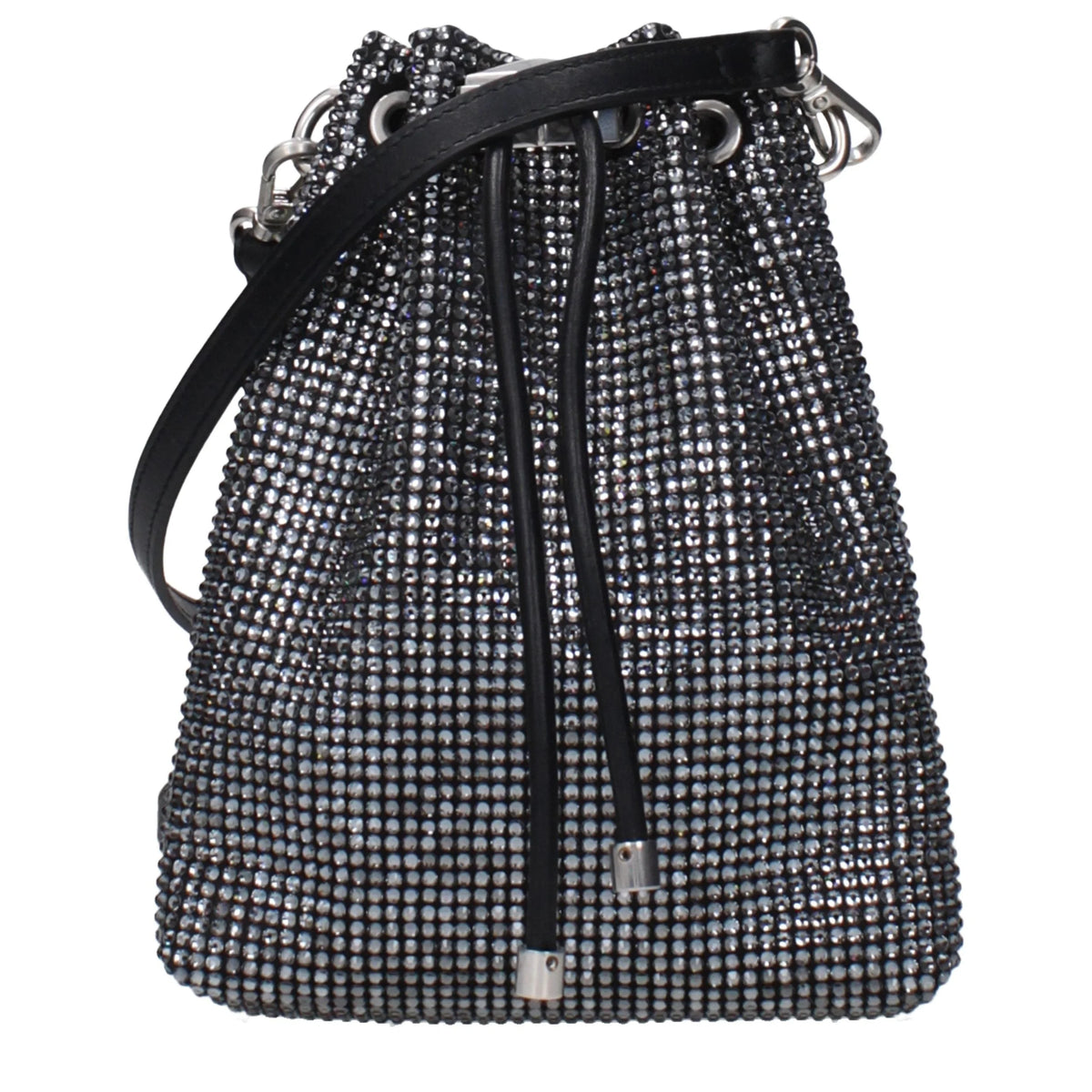 Jimmy Choo Sort Crossbodytaske i satin