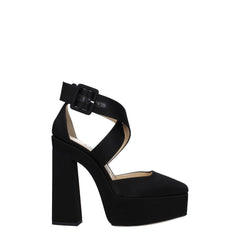 Jimmy Choo Black Satin Platforms - EU39.5/US9.5