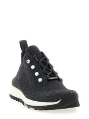 Jimmy Choo Black Tencel Low Top Sneakers - EU36/US6