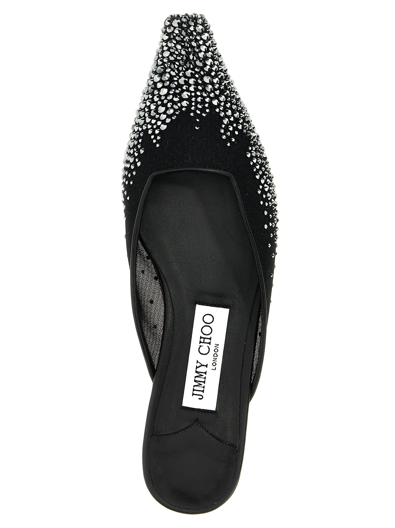 Jimmy Choo Black Textile Mules - EU36/US6