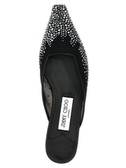 Jimmy Choo Black Textile Mules - EU36/US6