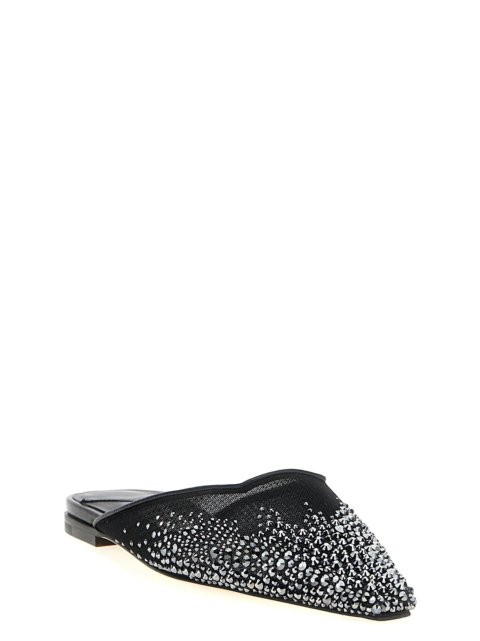Jimmy Choo Black Textile Mules - EU36/US6