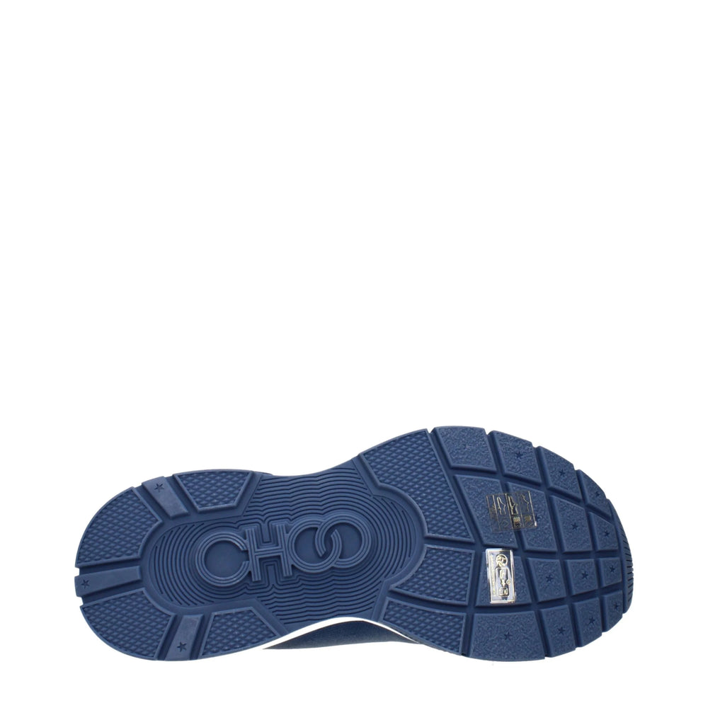 Jimmy Choo Blue Fabric Ankle Boots