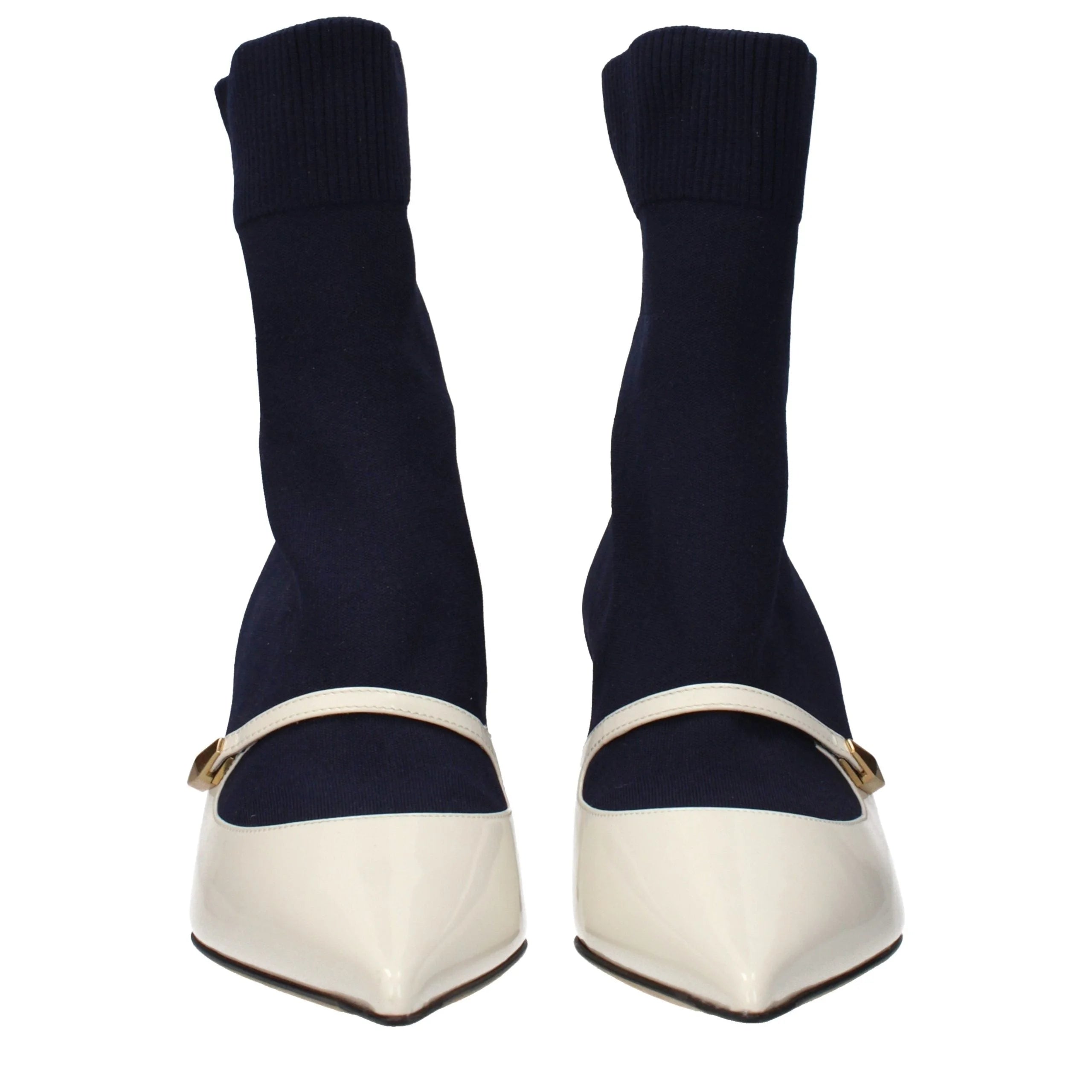 Bottines en tissu bleu Jimmy Choo