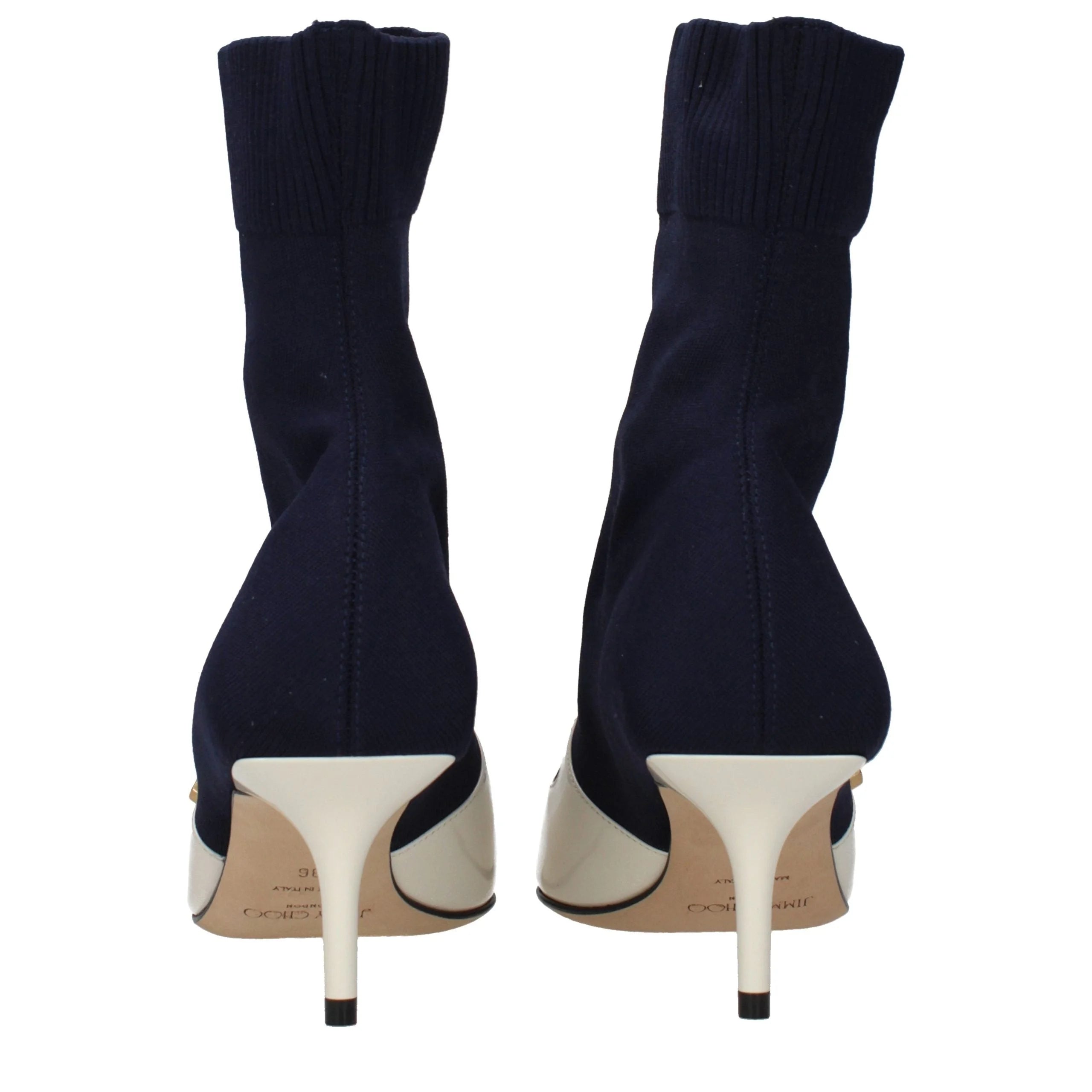 Jimmy Choo Bottines Chelsea en tissu bleu
