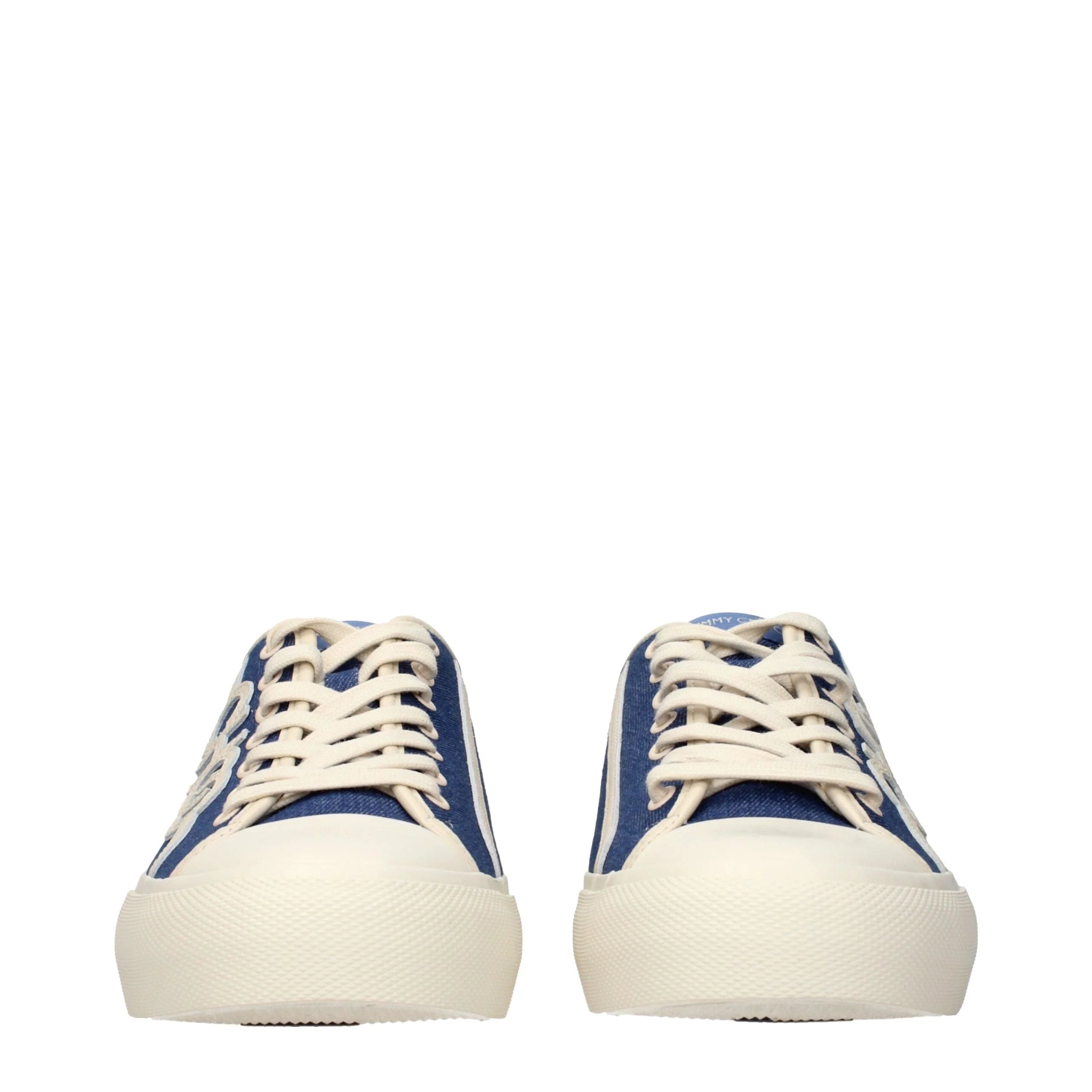 Jimmy Choo Blue Fabric Low Tops