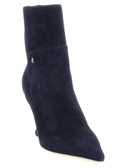 Jimmy Choo Blue Leather Ankle Boots