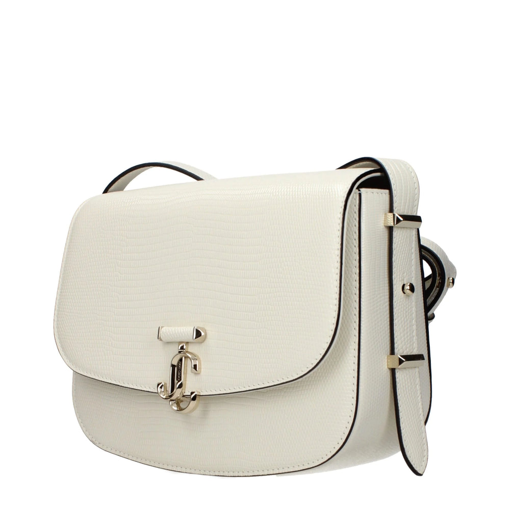 Jimmy Choo Blaue Leder Umhängetasche