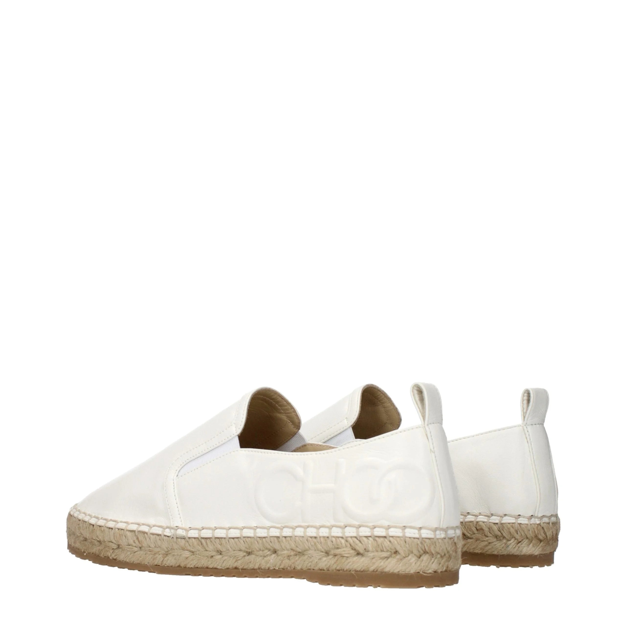 Jimmy Choo Blue Leather Espadrilles