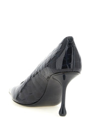 Jimmy Choo Blue Leather High Heel Pumps