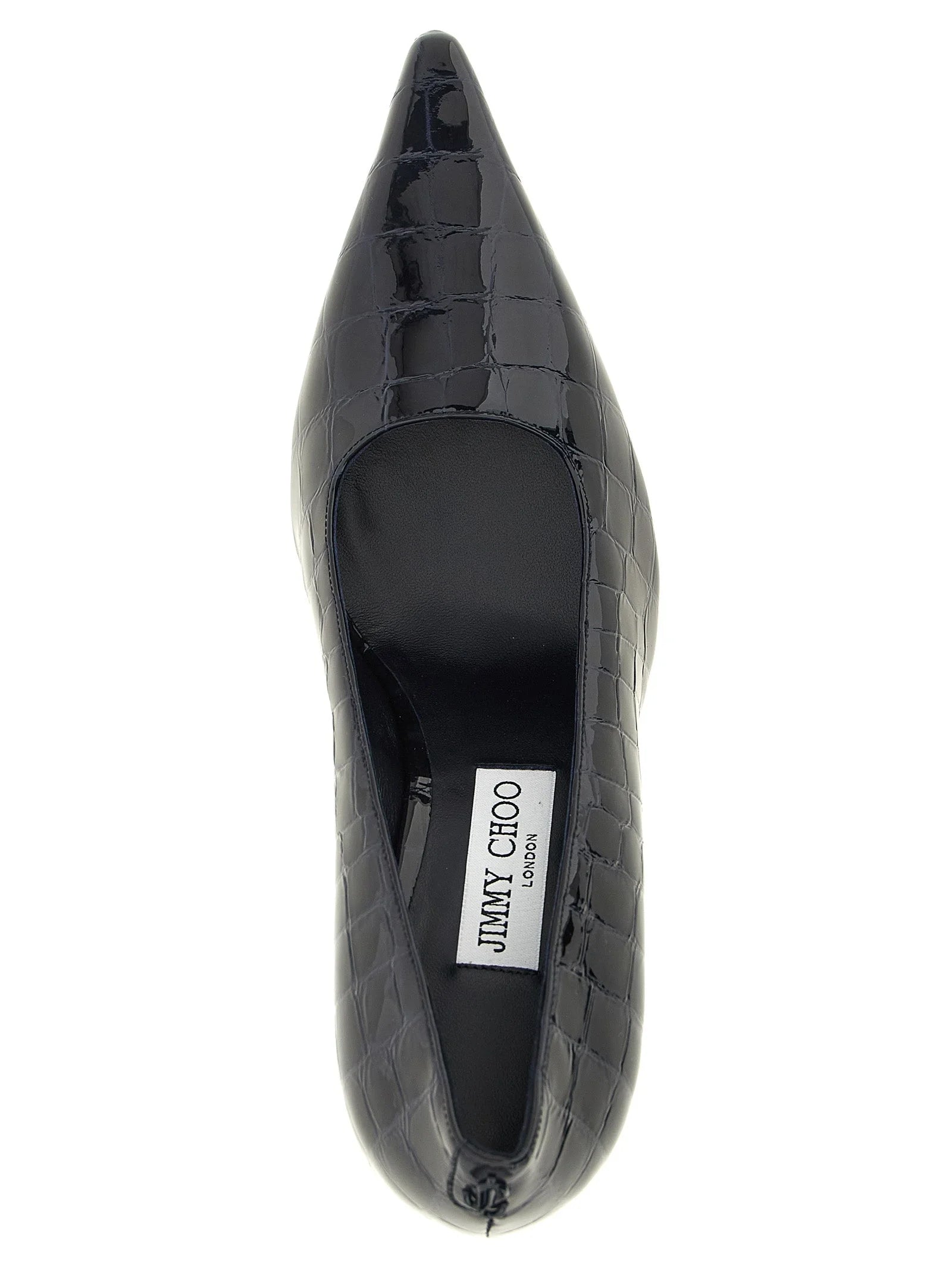 Jimmy Choo Blue Leather High Heel Pumps