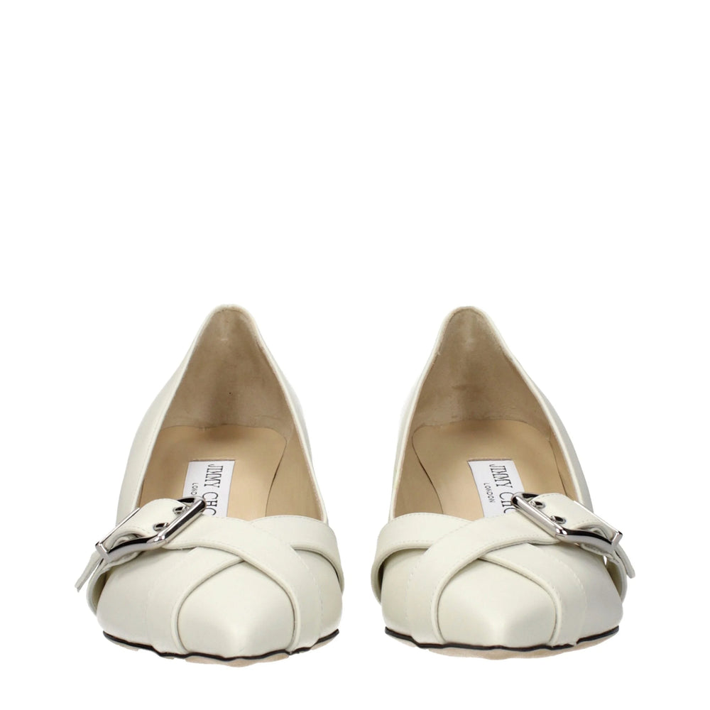 Jimmy Choo Blue Leather Mid Heel Pumps