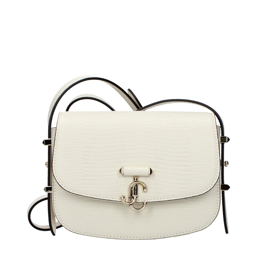 Jimmy Choo Blue Leather Shoulder Bag