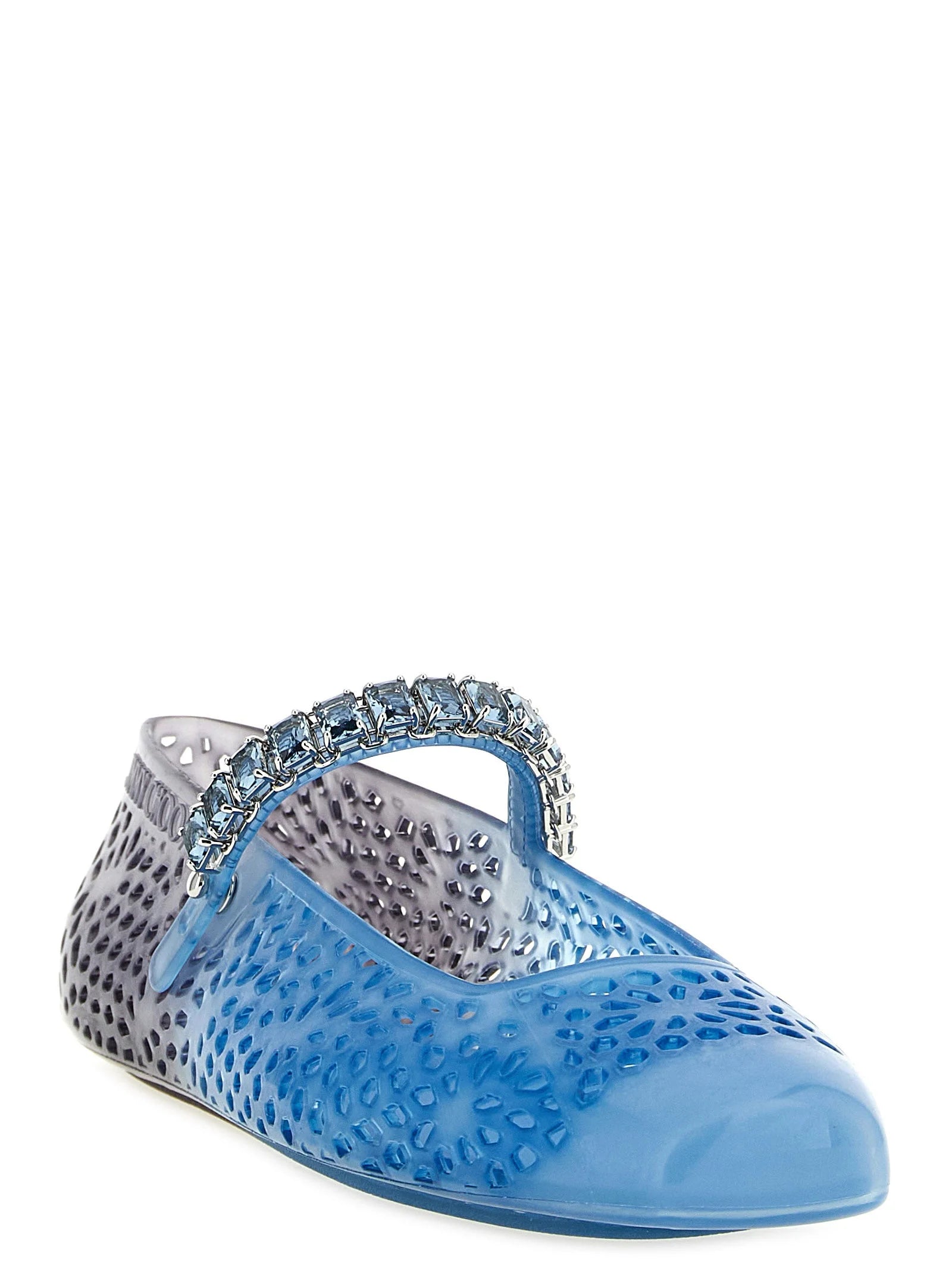 Jimmy Choo Ballerinaflats i Blå Plast