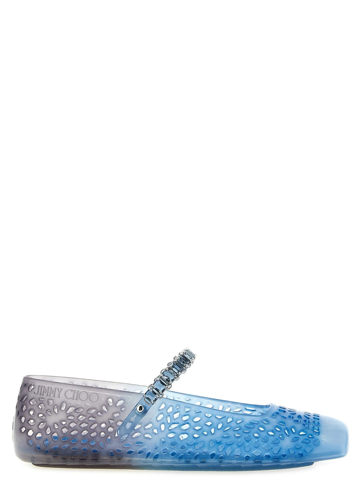Jimmy Choo Ballerinaflats i Blå Plast