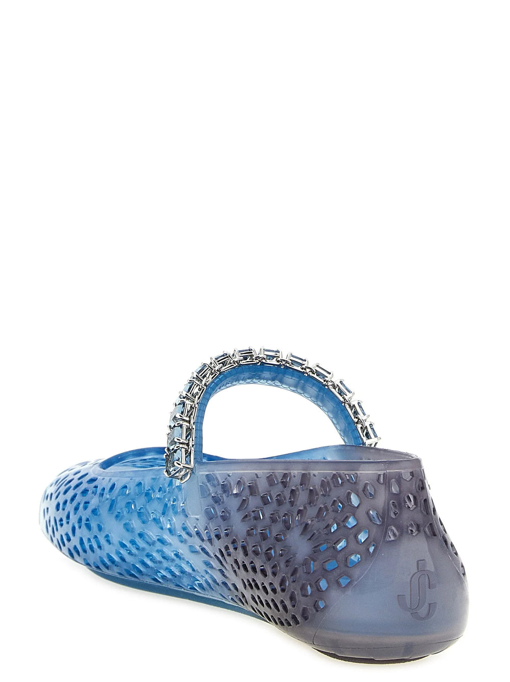 Jimmy Choo Ballerinaflats i Blå Plast