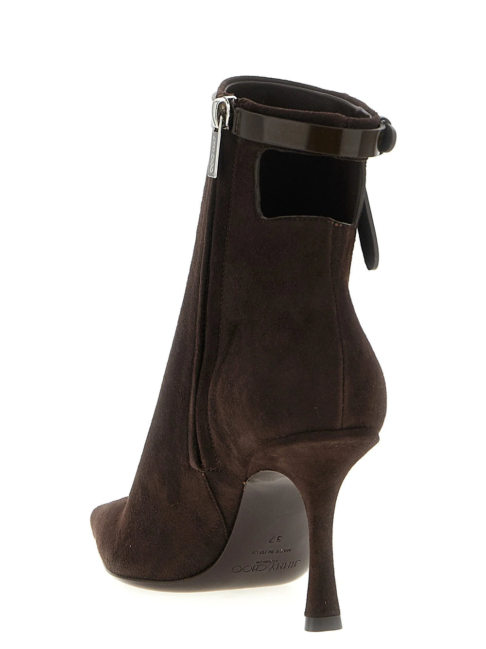 Jimmy Choo Brown Leather Ankle Boots - EU38/US8
