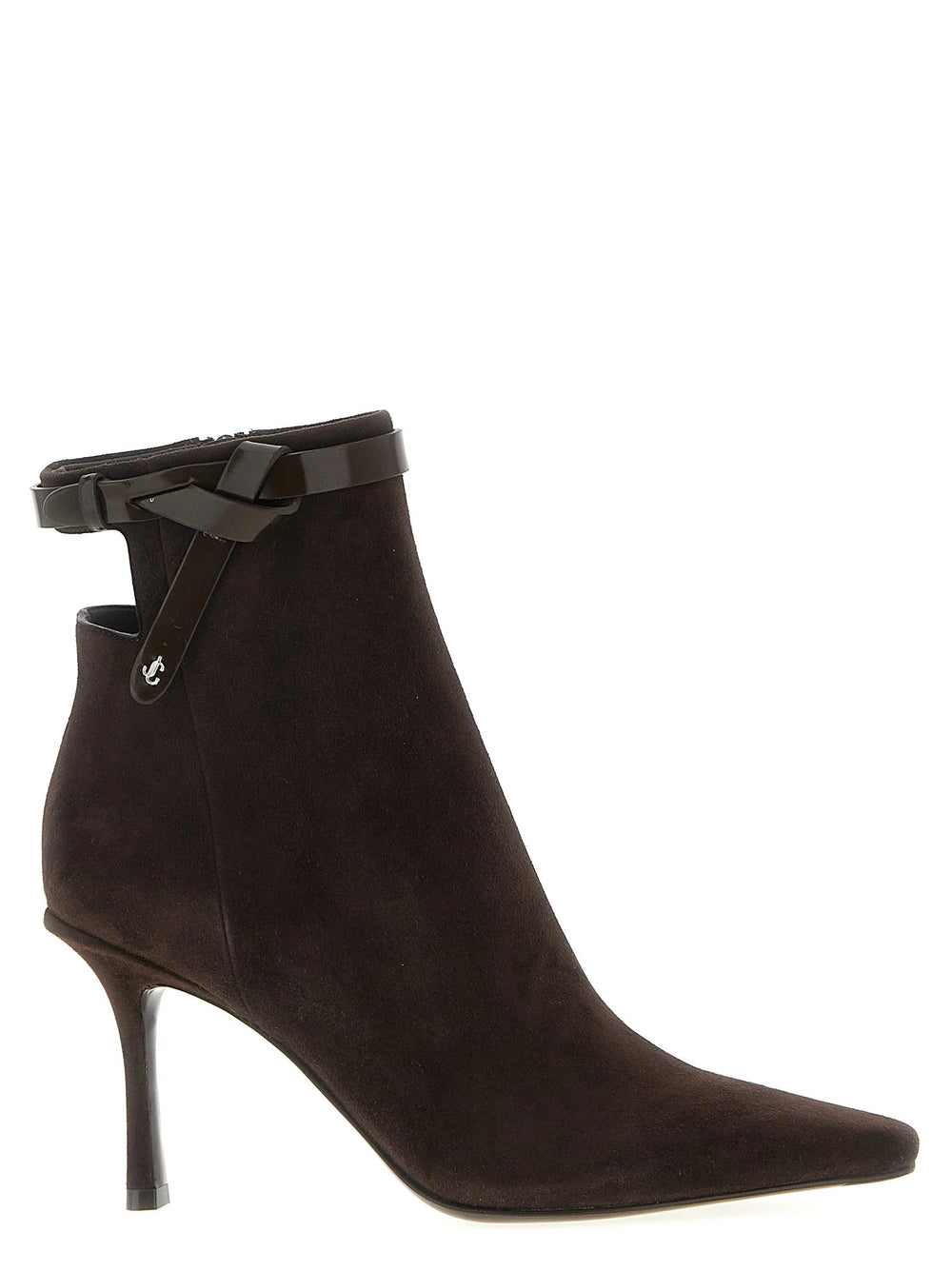 Jimmy Choo Brown Leather Ankle Boots - EU38/US8
