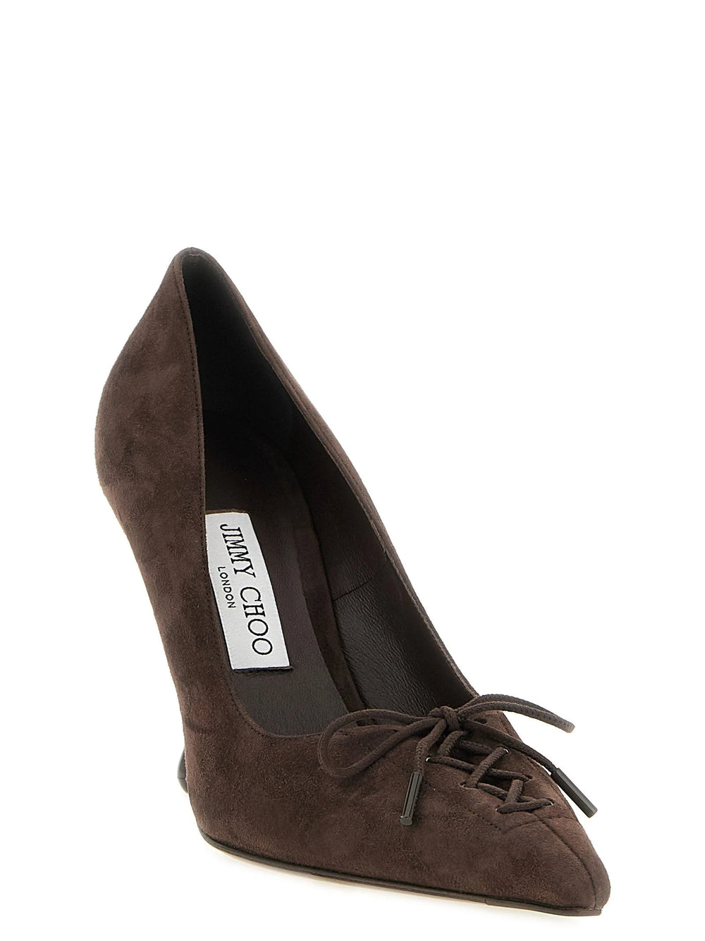 Jimmy Choo Brown Leather High Heel Pumps