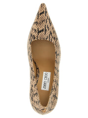 Jimmy Choo Brown Leather High Heel Pumps