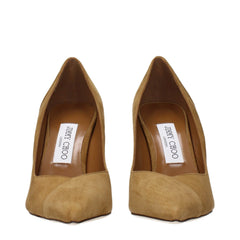 Jimmy Choo Brown Leather High Heel Pumps